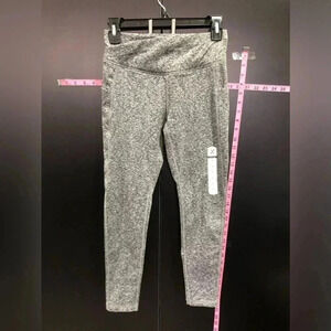 Xersion Quick Dry High Waist 7/8 length,Athletic leggings,leg pockets Heather